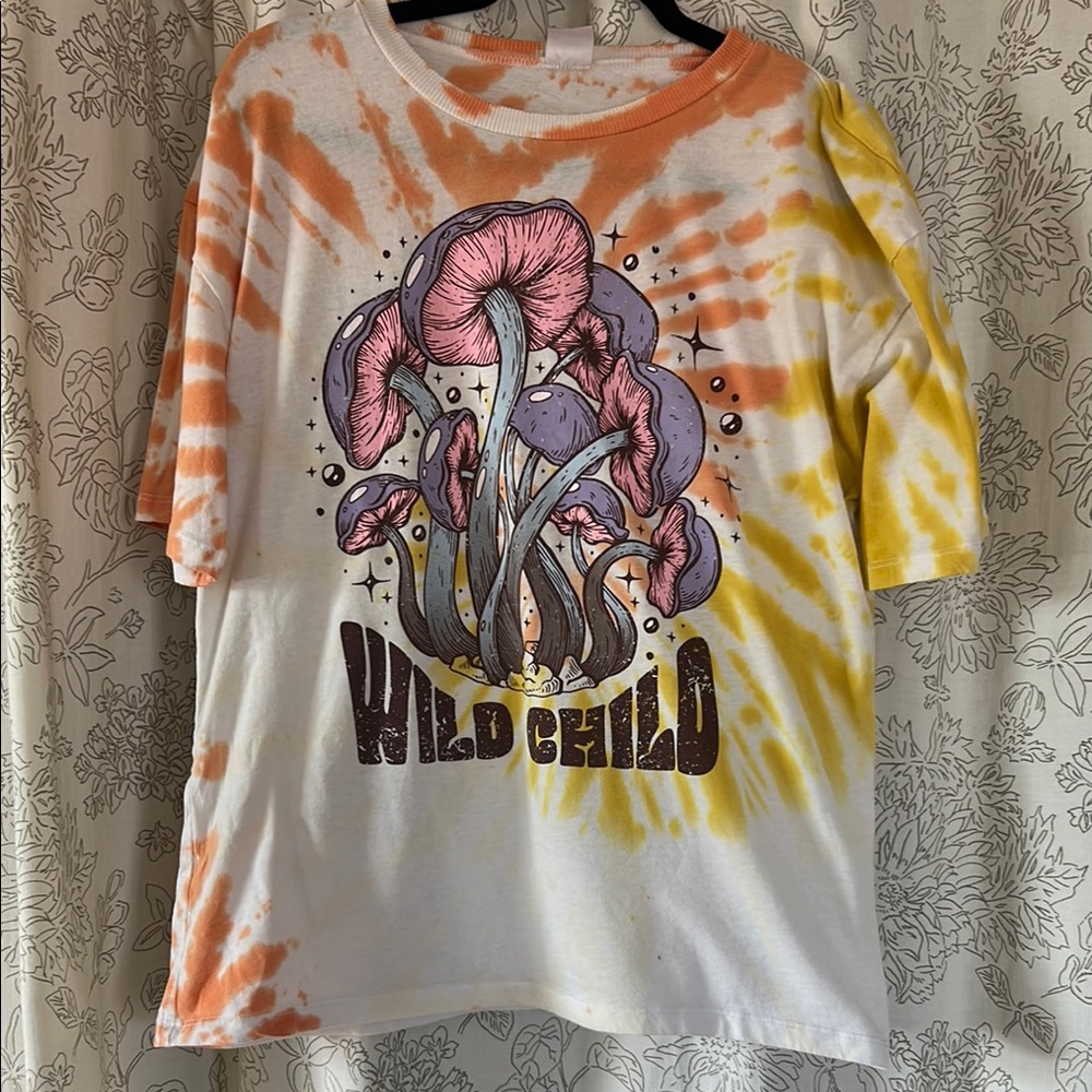 Wild Child Tie-Dye Graphic T-Shirt